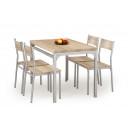 Stalas + 4 kėdės MLC2-BP 